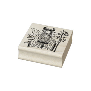 Create Your Own Elder Fairy King Rubber Stamp