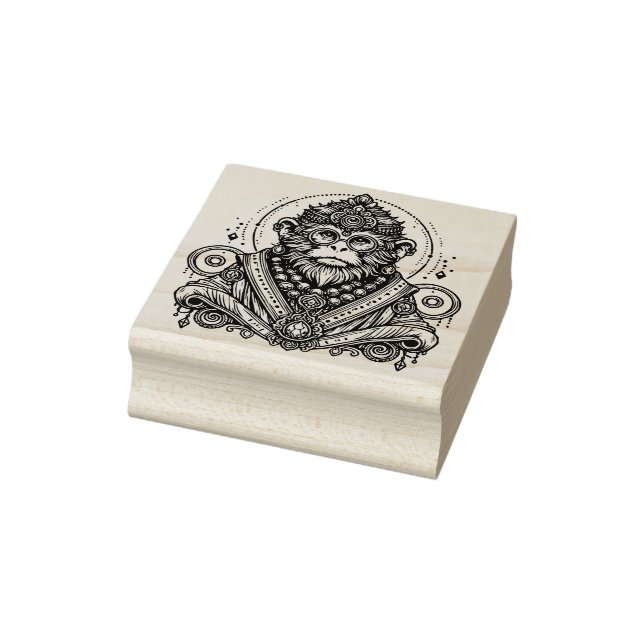 Create Your Own Elder Monkey Shaman Rubber Stamp (Stamp)