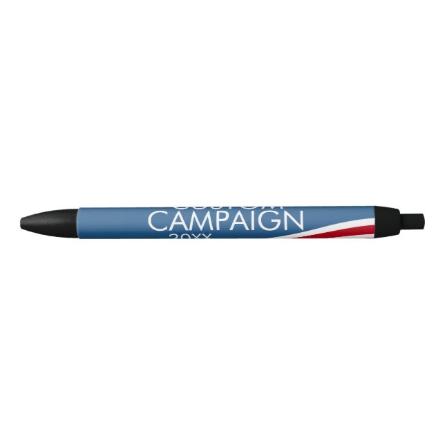 Create Your Own Election Design Black Ink Pen (Front)