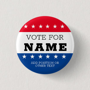 Create Your Own Election Design Campaign Button