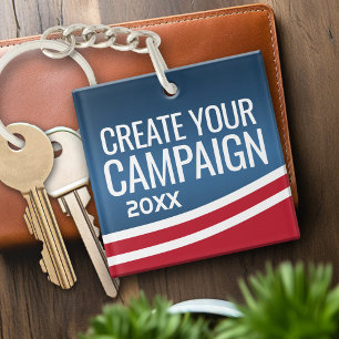 Create Your Own Election Design Key Ring