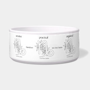 Create Your Own Elegant Black & White Capricorn