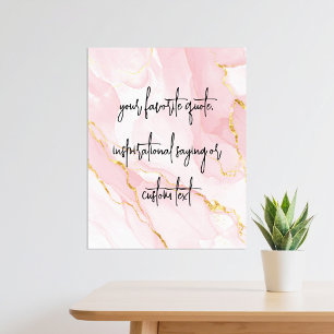 Create Your Own Elegant Modern Custom Quote Poster