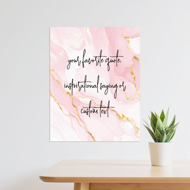 Create Your Own Elegant Modern Custom Quote Poster (Creator Uploaded)