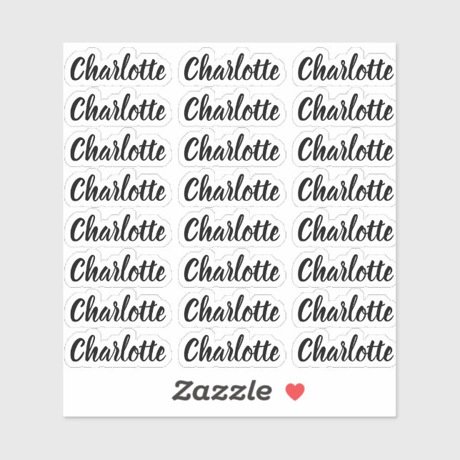 Create Your Own Elegant Personalised Script Name (Sheet)