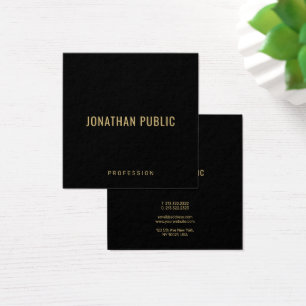 Create Your Own Elegant Template Black Gold