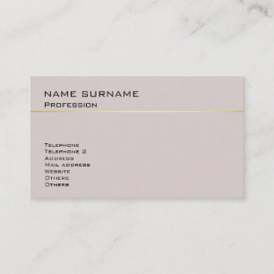 Create Your Own Elegant Trendy Harmonic Colours Business Card
