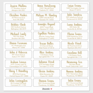 Create Your Own Elegant Wedding Guest Address