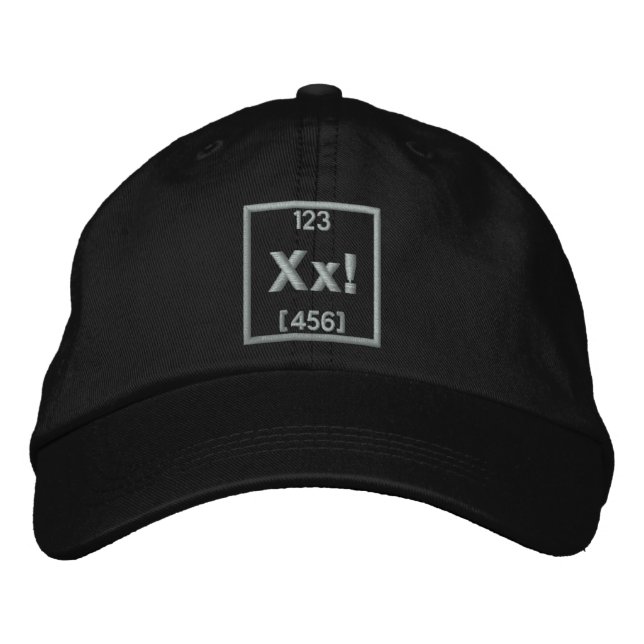 Create Your Own Element of Embroidery Embroidered Hat (Front)