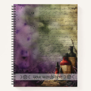 Create Your Own Elixir Bottles Apothecary Notebook