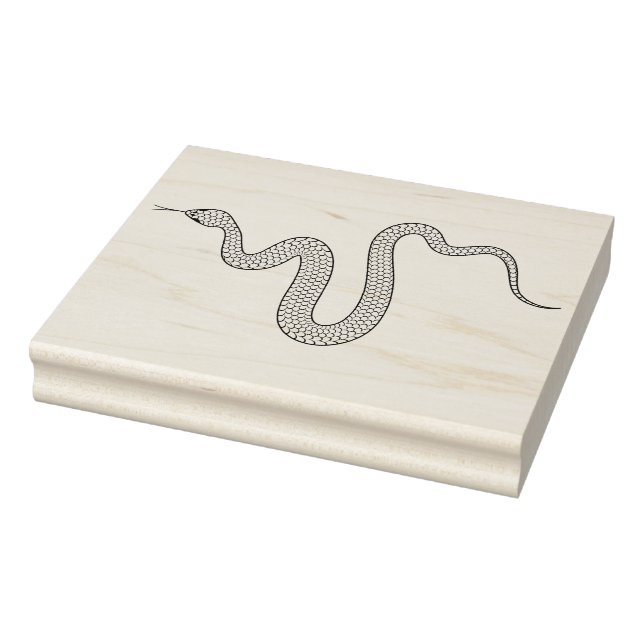 Create Your Own Enchanted Scaley Snake Serpent Rubber Stamp (Stamp)