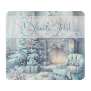 Create Your Own Enchanting Yule Cosy Family Room Cutting Board