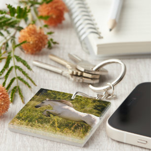 Create Your Own Equestrian Horse Photo Custom Key Ring