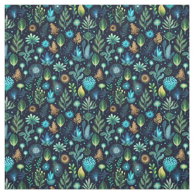 Create Your Own Ethereal Spring Meadow Wildflowers Fabric (Swatch)