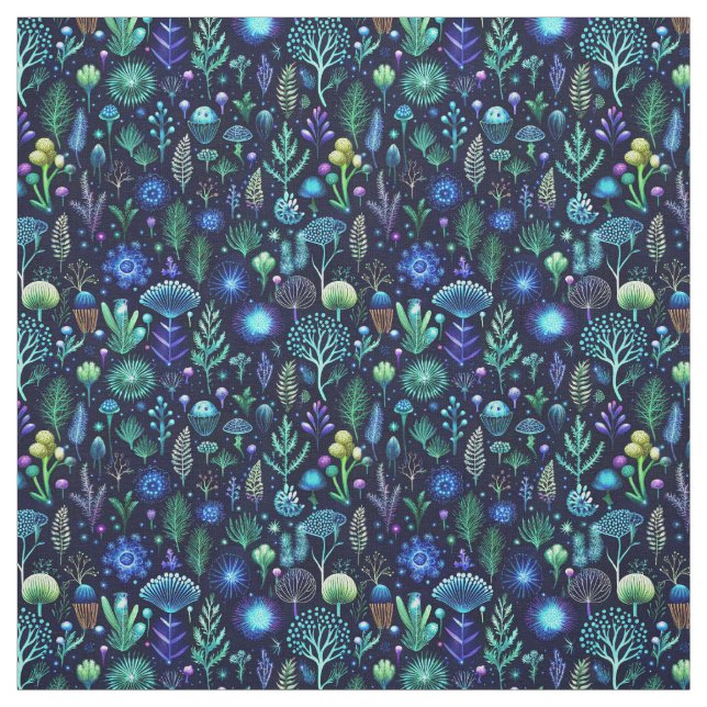 Create Your Own Ethereal Spring Wildflowers Fabric (Swatch)
