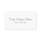 Create Your Own Euro Business Card