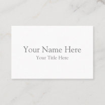 Create Your Own Euro Business Card