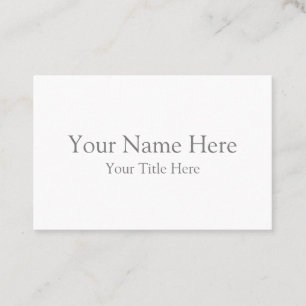 Create Your Own Euro Business Card