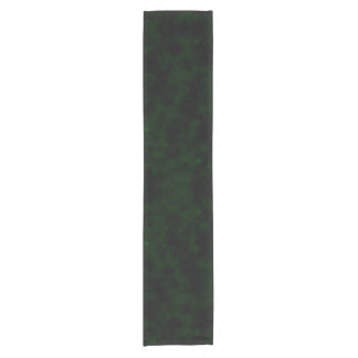 Create Your Own - Extra Dark Grunge Texture Green Short Table Runner