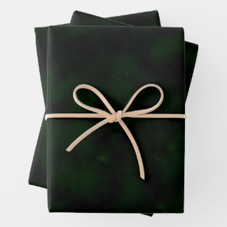 Create Your Own - Extra Dark Grunge Texture Green Wrapping Paper Sheet