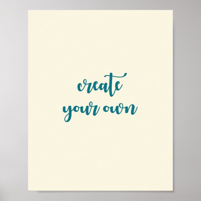 Create Your Own Fab Fun Shower Poster (Front)