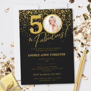 Create Your Own Fabulous Birthday Photo Invitation
