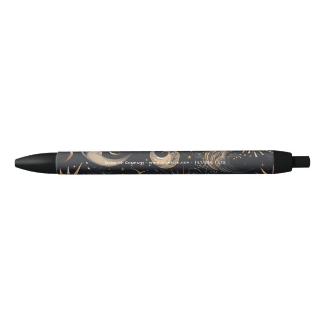 Create Your Own Faces in the Sky Celestial Black Ink Pen (Front)