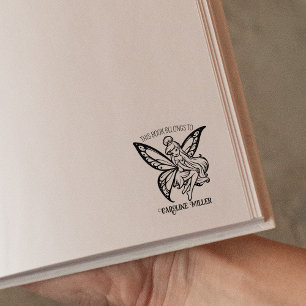 Create Your Own Fairy Book  Rubber Stamp