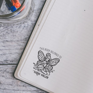 Create Your Own Fairy Book  Rubber Stamp