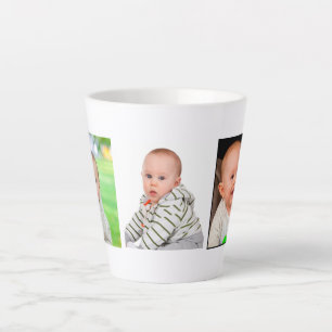 Create Your Own Family Baby Photo Latte Mug