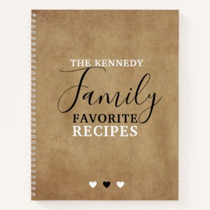  Create Your Own Family Favourite Recipes Kraft Notebook