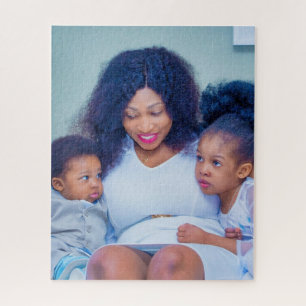 Create Your Own Family Kids Photo Jigsaw Puzzle