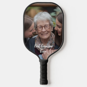 Create your own family photo Best Grandma Ever     Pickleball Paddle