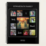 Create your own family photo collages script planner<br><div class="desc">Create your own family photo collage script and monogrammed unique planner.
Add your own personal photos,  text,  quotes,  monogram and name to personalise.</div>