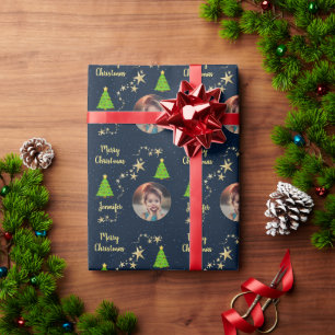 Create your own family photo Merry Christmas Wrapping Paper