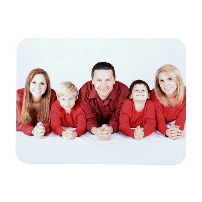 Create your own family photo template magnet (Horizontal)