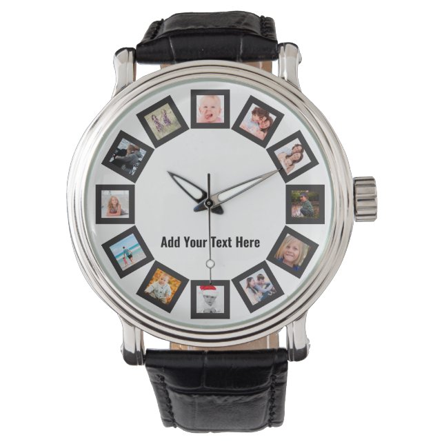 Create Your Own Family Photos Watch (Front)