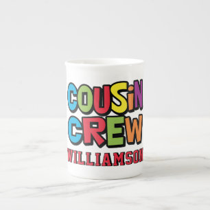 Create Your Own Family Reunion Cousin Crew  Bone China Mug