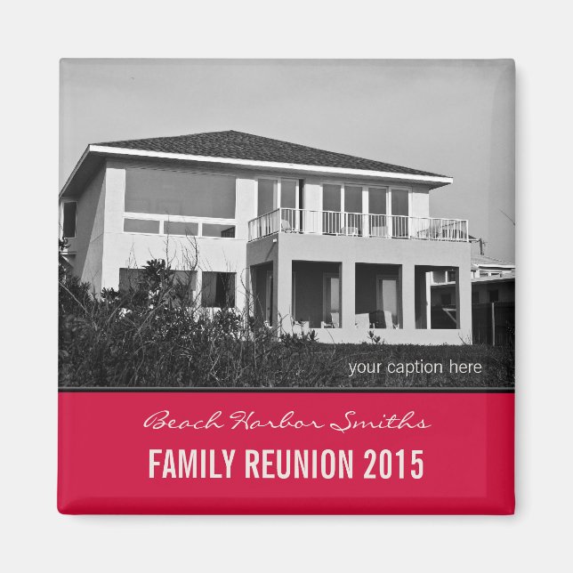 Create Your Own Family Reunion Keepsake Magnet (Front)