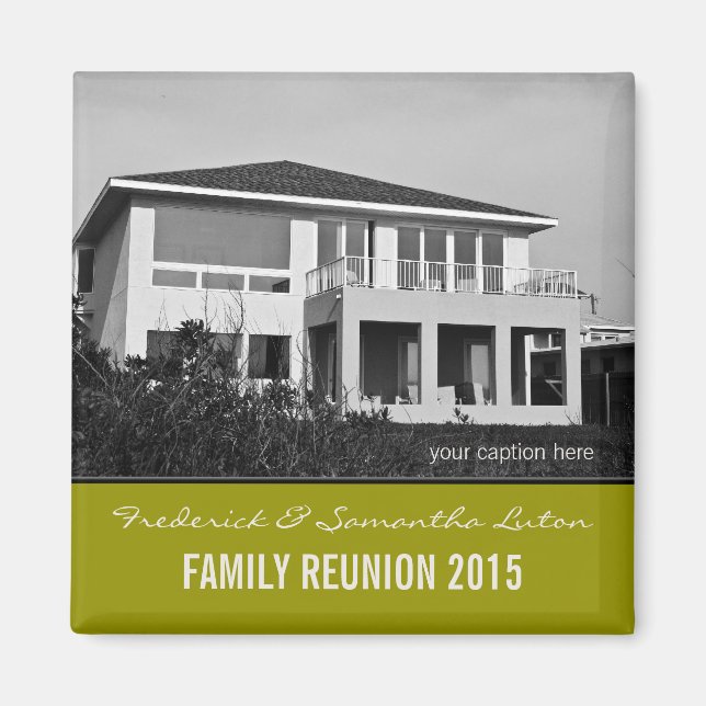 Create Your Own Family Reunion Keepsake Magnet (Front)