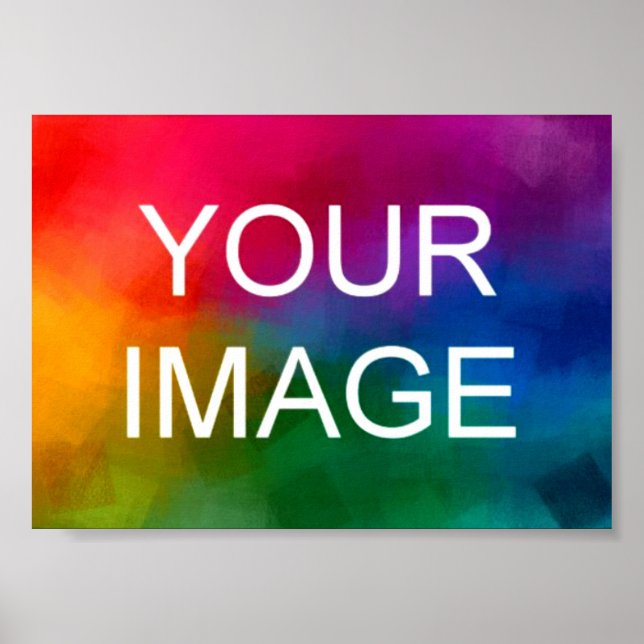 Create Your Own Family Wedding Anniversary Photo Poster (Front)