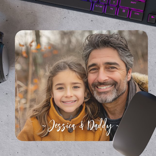 Create your own Father Daughter Photo Mouse Mat (Creator Uploaded)