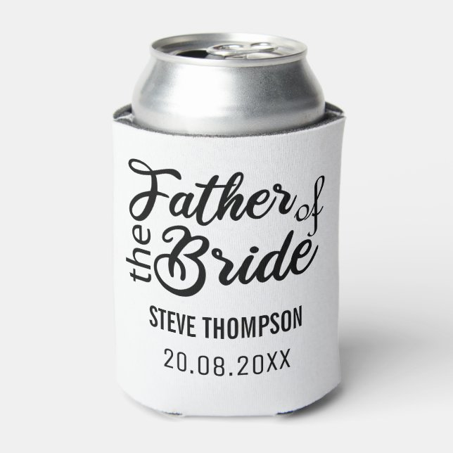 Create Your Own Father of the Bride Can Cooler (Can Front)