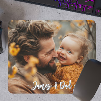 Create your own Father Son Photo Mouse Mat