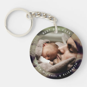 Create Your Own Father's Day Best Dad Ever Photo Key Ring
