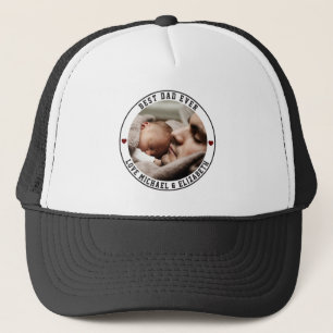 Create Your Own Father's Day Best Dad Ever Photo Trucker Hat