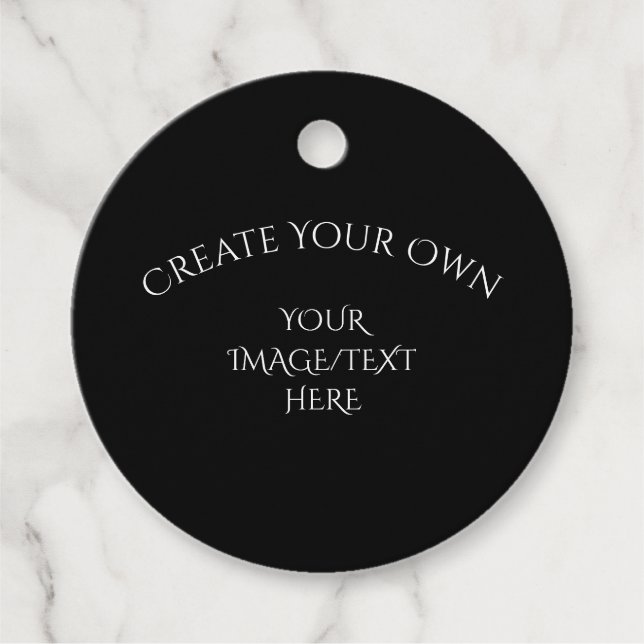 Create Your Own Favour Tags (Front)