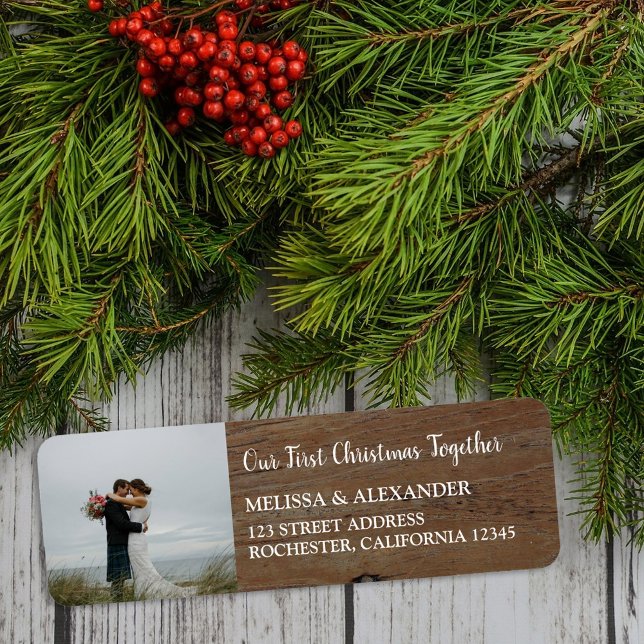 Create your own first Christmas Together photo (Create your own first Christmas Together photo Label.)