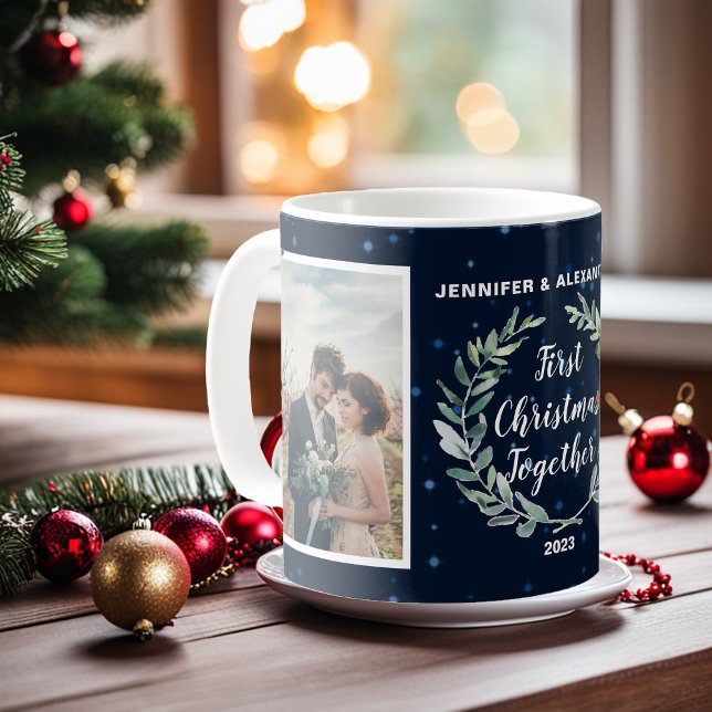 Create your own First christmas together photo Coffee Mug (Create your own First christmas together photo Coffee Mug.)