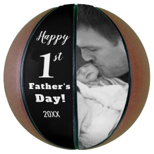 Create Your Own First Father's Day Custom Photo Basketball